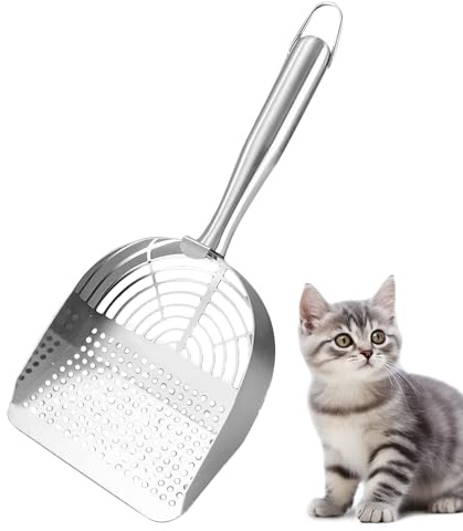 Renchey Recogedor De para Gatos,2 En 1 Recogedor Ergonómico para Excrementos De Mascotas - Pala para Heces De - para Hogar Sala De Estar Interior Multimascotas Perros Gatos