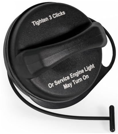 Car Fuel Tank Caps for Chevy Silverado 1500 HD 2005-2006 20915842 GT330,Gas Petrol Filler Tank Cover ABS Petrol Cap Fuel Cap Replacement Tight Sealing Automotive Accessory