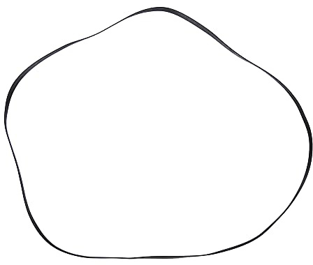 SEAFRONT Skivspelare Rem Gummi Ersättning Drivrem 200mm 270mm för Skivspelare Fonograf Grammofonanvändare Enkel Passform 2 Storleksalternativ Bra Elasticitet Reservdel (1L11 omkrets 270mm)