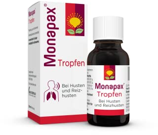 Monapax Tropfen bei Husten und Reizhusten | Pflanzlicher Erkältungstropfen für Erwachsene und Kinder ab 3 Monaten | 20 ml