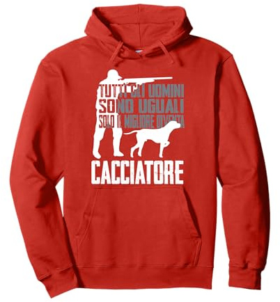 Abbigliamento Caccia Divertente Regalo Cacciatore con Cane Felpa con Cappuccio