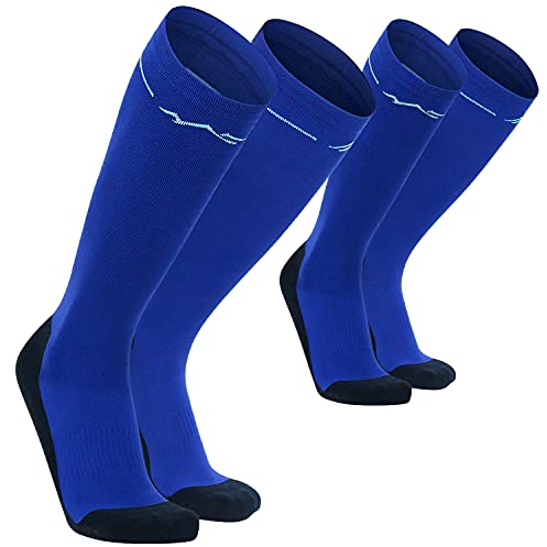 gipfelsport Kompressionssocken Blau (2 x Paar - Set) 39-41