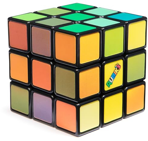 Rubik's 6063974 Klassische Puzzlespiel mit Farbkorrektur und Problemlösung, 3 x 3 Originalproblemen von Fortgeschrittenen für Kinder und Erwachsene ab 7 Jahren, Unmöglich