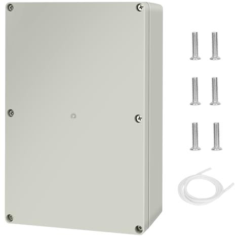 Anschlussdose, ABS Elektrisches Anschlusskästen,Wasserdichtes IP65 Abzweigkasten, DIY Kunststoff Fall, Gehäuse-Abzweigdose, Power Verteilerdose, Kunststoff Projekt Abzweigdosengehäuse,23 x 15 x 8.5 cm