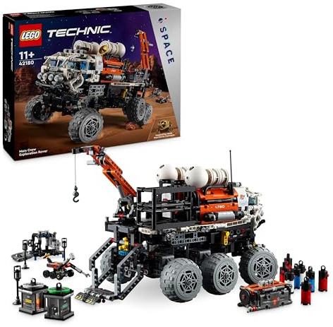 LEGO Technic Mars Crew Exploration Rover Building Set, Outer Space Toy for 11 Plus Year Old Kids, Boys & Girls, Explorer Gift Inspired by NASA, Imaginative Play 42180