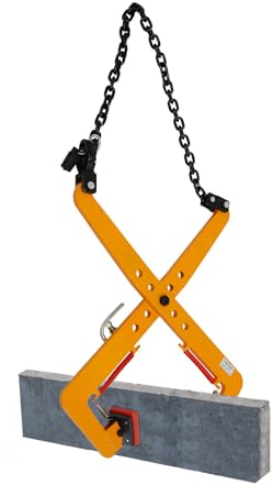 Loobiiny Alicates para bordillos, 33-70 cm, 500 kg, alicates para bordillos, alicates para escalones, alicates de niveles, alicates de pavimento, alicates para pavimentos, soporte para piedras,