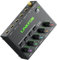 LiNKFOR 4 Channel Stereo Audio Mixer CX400 Metal Shell Support 6.35mm Input and Output Mini Passive Stereo Mixer with Separate Volume Controls (6.35mm 4 Channel with RGB light)