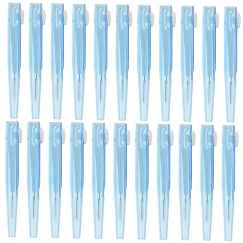 ERINGOGO 60 St Interdentalborstar med Mjuk Borst Push-pull Design för Plackborttagning Multifunktionell Tandborste och Tandtrådsverktyg för Skonsam Rengöring av Tandställning och Känsliga