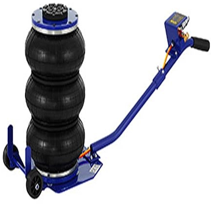 WDSOPK Jack, 3/5 ton bil trippelväska luftuttag pneumatisk domkraft snabb lyfthöjd 40 cm / 16 tum för bil lastbil skåpbil SUV bilreparationsverktyg, biluttag kit (blå 3 ton)
