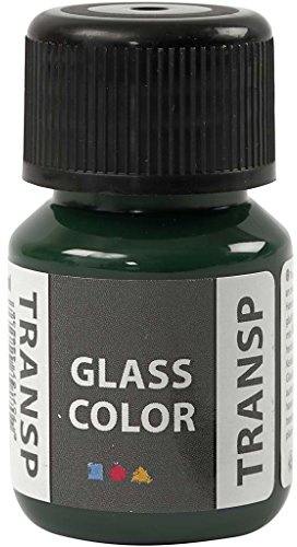Creativ Company glasfärg transparent, 35 ml, lysande grön