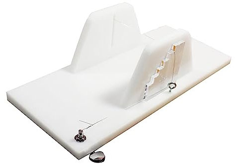 MagiDeal Coupe-Savon Coupe-Savon Hauteur réglable Facile à Utiliser Fait à la Main Savon Rabot Biseau Fil Savon Trancheuse pour Chocolat Bougie Cuisine Beurre