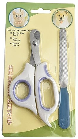 OWKAY Ciseaux à griffes pour chiens, chats, chiots, chatons, hamsters, lapins, petits animaux