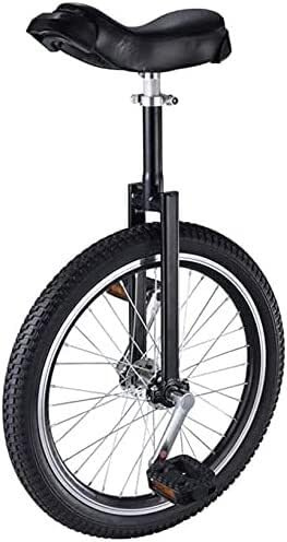 ELzEy Adult Unicycle Unicycle With 16/18/20 Inch Wheels, Standard Comfortable Saddle, Outdoor Exercise For Beginners (Color : Schwarz, Size : 18 inch)