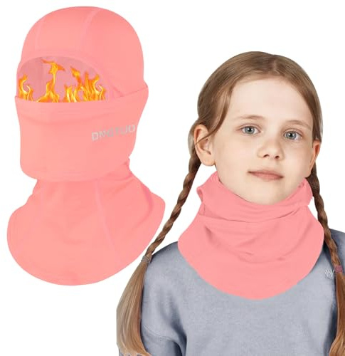 TAGVO Passamontagna Cappuccio in Pile Termico Invernale per Bambini 8-13Anni, Multifunzione Antivento Maschera da sci Ciclismo Cappello per bambini per Ragazzi Ragazze Sport all'Aria Aperta