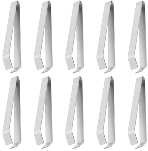 FUNNETOYU 10 Pinzas Para Espinas De Pescado Pinzas Para Espinas De Acero Inoxidable