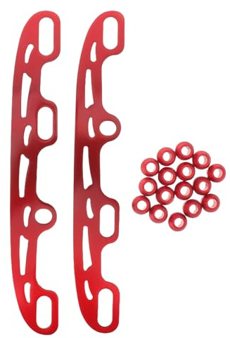 NOLITOY Set 2 Lame in Acciaio Inox per Pattini da Hockey e Pattinaggio Artistico Lame di Ricambio per Pattini da Ghiaccio 290mm Conversione Professionale per Adulti e Ragazzi