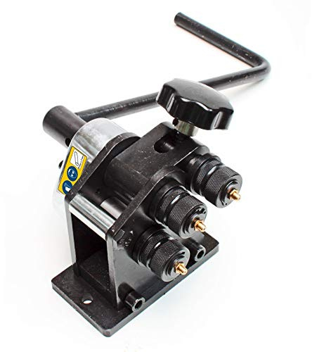 DEMA Rollenbiegemaschine 5/7 mm, Biegegerät Metall, präzise Biegung, werkzeuglos verstellbar, robust & kompakt, ideal für Werkstatt, Bau, Metallbearbeitung