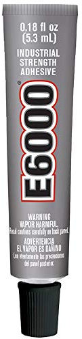 E6000 Medium Viscosity Adhesive, 0.18 Fluid Ounces, Single Pack, Clear (230400)