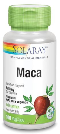 Solaray Maca 525mg | 100 VegCaps