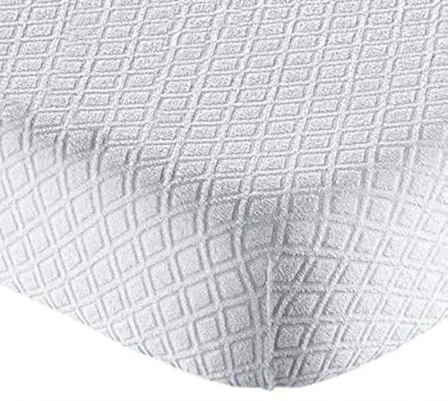 CASA TESSILE Coprimaterasso Sanity Spugna Singolo, cm 90x200+25, Proteggi Materasso Elastico con Angoli