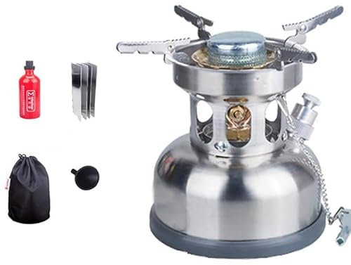 SHANRROW Camping Stove, Portable Petroleum Heater, 2500W Outdoor Kerosene Stove Burner, For Ice Fishing Hiking Hunting Survival