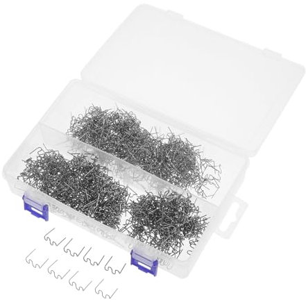 Alipis 1000pièces Agrafes Pour Réparation De Plastique Kit De Soudage à Chaud Pour Voiture Baguettes Et Pointes De Soudage Outil