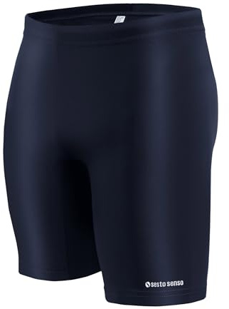 sesto senso Jammer de Bain Homme Maillot Long ajusté Boxer Surf Voile Sports Nautiques XL Bleu foncé