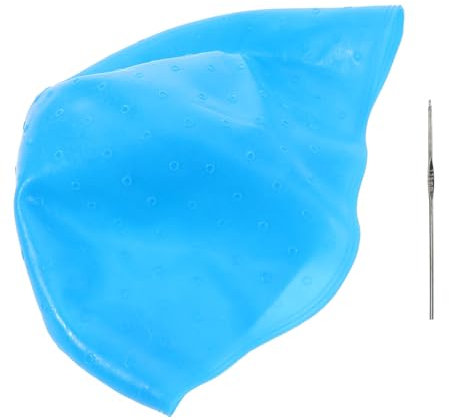 TOGEVAL Cappello Di Silicone Per Cappello Per Tintura Dei Capelli Strumento Per Colorazione Dei Capelli Forniture Per Barbieri Cuffia in Silicone Per Mèches Per Colorazione
