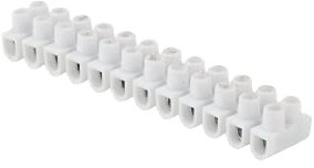 Blocs de jonction életriques | Barrières de connexion électrique du terminal | Connecteur rapide borne de serrage pour câble électrique | Barette 2,5mm ² | Blanc Vrac | 704100 Debflex