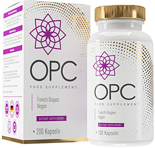 OPC Traubenkernextrakt Kapseln - 100% Vegan - Hochdosiert - Made in Germany - MVN®