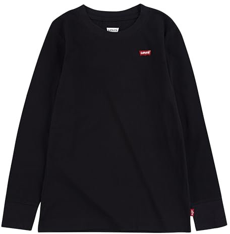 Levi's Kids Lvb L/S Batwing Chesthit Tee Garçon Black 12 Ans