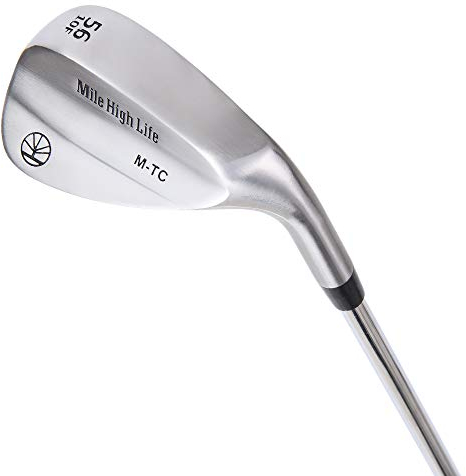 Mile High Life | Geschmiedete Golf-Sandkeil-Sets | Golf Gap Wedge Sets für Anfänger | Lob Wedge Golfschläger für Herren und Damen (Silver-56 Degrees)