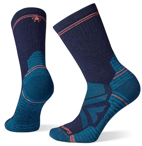 Smartwool Women's Hike Full Cushion Crew Socks, Calcetines de senderismo Mujer, Deep Navy,