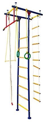 Échelle Suédoise Espalier en Acier avec equipements Sportifs pour Enfants