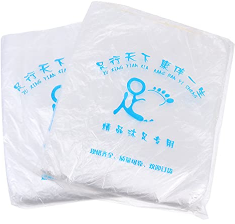 170pcs Disposable Foot Tub Liner Portable Bath Basin Bags Foot Tub Basin Liners for Hotel Beauty Spa and Home Use