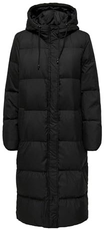 ONLY Onlalice Down Coat OTW - Abrigo de plumas para mujer, Negro, S