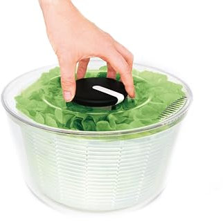 REBEL A-2310, Essoreuse à salade à piston, Contenance XXl, Sans PBPA, 5.5 litres, Transparente