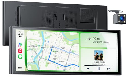 Avaett 9.26 Wireless Car Play Screen for Apple CarPlay & Android Auto, Portable Car Tablet with Backup Camera, Mirror Link, OTA Updates, Bluetooth 5.2, GPS Navigation, Plug & Play, Voice Control