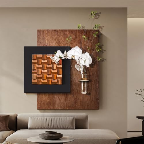 3D Vision Sandsten Väggkonstdekor, Enkel Design Sandsten Väggkonst Fototapet, Skulptur, Lämplig för Vardagsrum och Sovrum Korridor Fototapet (Svart 65 * 70cm/25.6 * 27.6in)