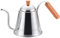 Yoshikawa 1 Litre Stainless Steel Cafe Time Drip Stove Kettle with Wooden Handle