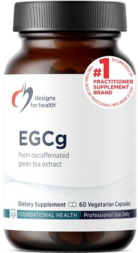 Designs for Health EGCg - Decaffeinated Green Tea Extract (225mg) + Polyphenols Antioxidant Supplement - Non-GMO Vegan Green Tea Pills (60 Capsules)