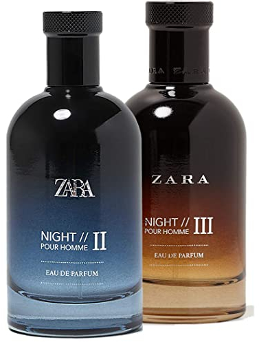 Zara Night Pour Homme II - Night III Eau de Parfum, 90 ml, 2 Stück