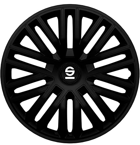Sparco Radzierblenden Bergamo - 16-Zoll - Schwarz - Satz mit 4 Stück