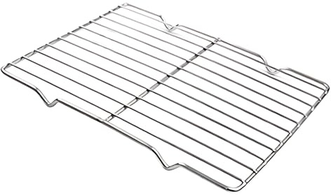 Turbokey Grilling Rack Heavy Duty Wire Grate Oven Roasting Rack 5.3 x 8.75 inch Rectangle Baking Cooling Steaming with 4 Legs Stainless Steel Rack (5.3X8.75,22.2X13.5cm)