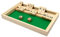 Kitchnexus Deluxe 2-Spieler Shut The Box Würfelspiel Holz Tisch Spiel Klassisch Würfelspiel Board Spielzeug (Grün)