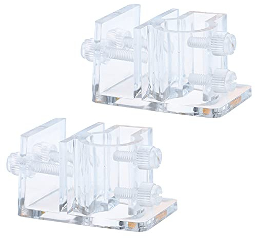 Wenyue Acuario Soporte de Manguera de Tubería de Agua Clip de Fijación Soporte de Abrazadera para Acuario Acuario Soporte de Accesorio de Tubo Suave para Tubo de Agua de 12-16 mm de Diámetro 2 Piezas
