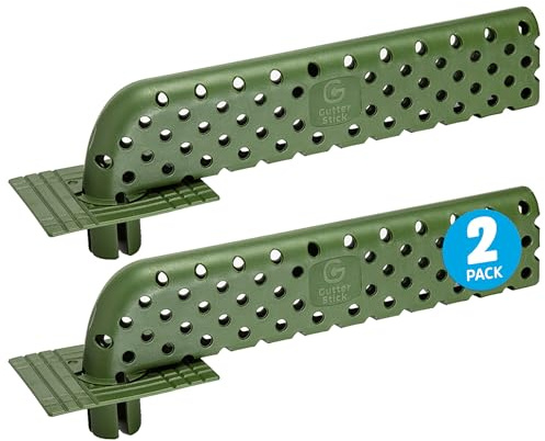 Gutter Stick Downspout Guard - Prevents Clogs, Overflows & Water Damage - Universal Fit for All Gutters - Easy No-Tool Install - Weatherproof & Durable - Keeps Debris Out, Water Flowing - 2 Pack