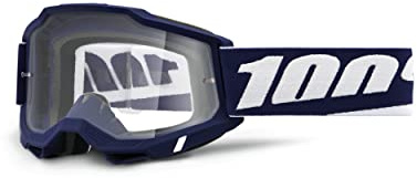 100% Accuri 2 Motocross & Mountain Biking Adult Goggles (Mifflin - Clear Lens)