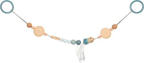 Small Foot Baby Pram Chain Seaside made of wood, toy for baby pram, infant carrier, and crib