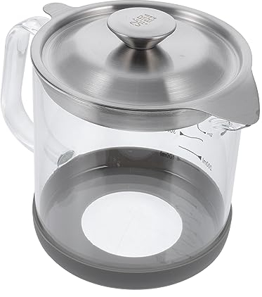 MAGICLULU 1stück Ölfilter-behälter Aus Edelstahl Mit Integriertem Ölfilter Und Praktischer Ölspeicher Für Küche Für Aufbewahrung Von Gebrauchtem Öl Silber